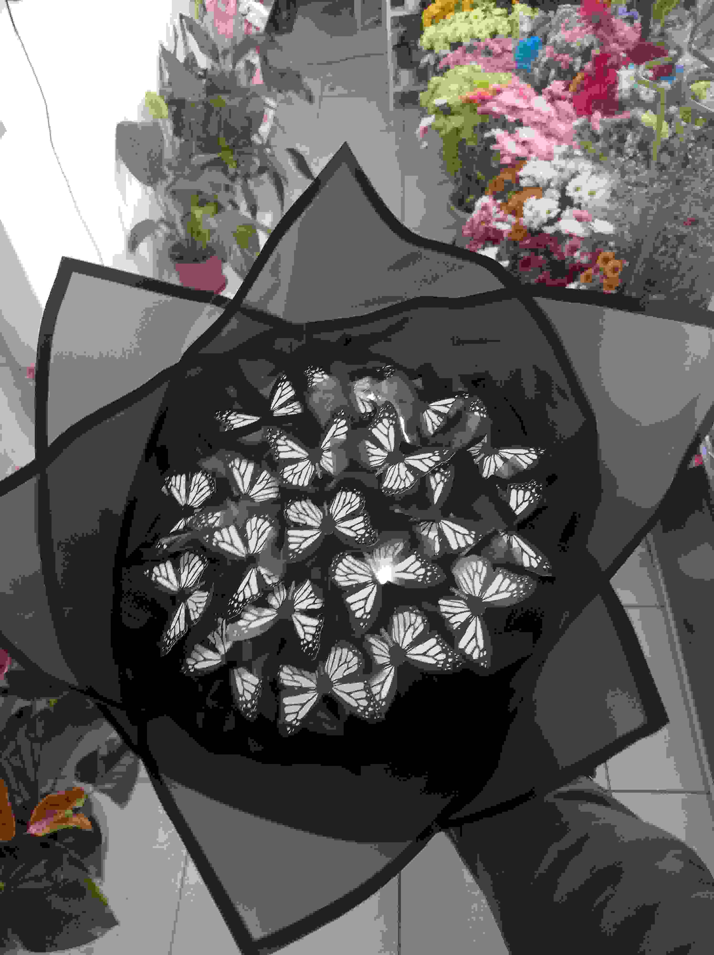 Kelebek buket led ışıklı 