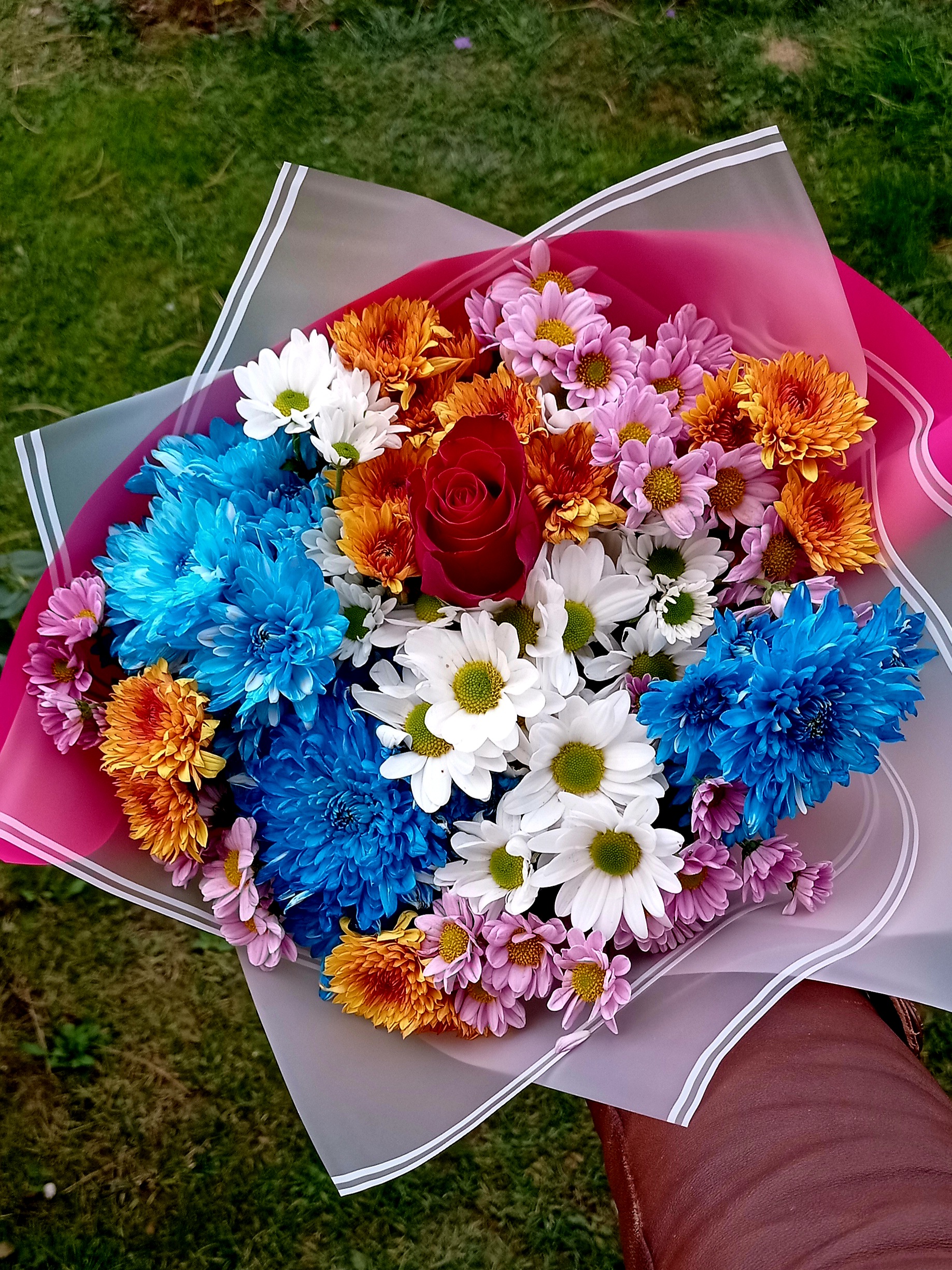 Renkli Işıltılar karma buket - Görsel 2