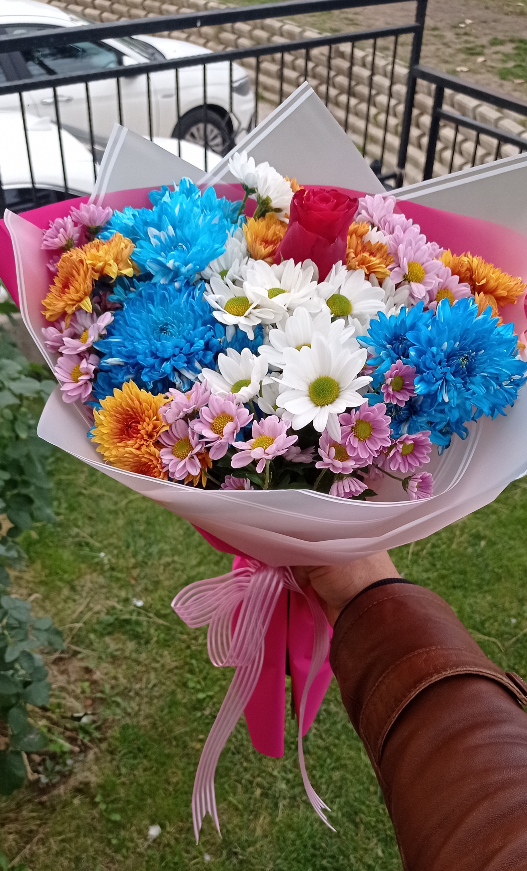 Renkli Işıltılar karma buket