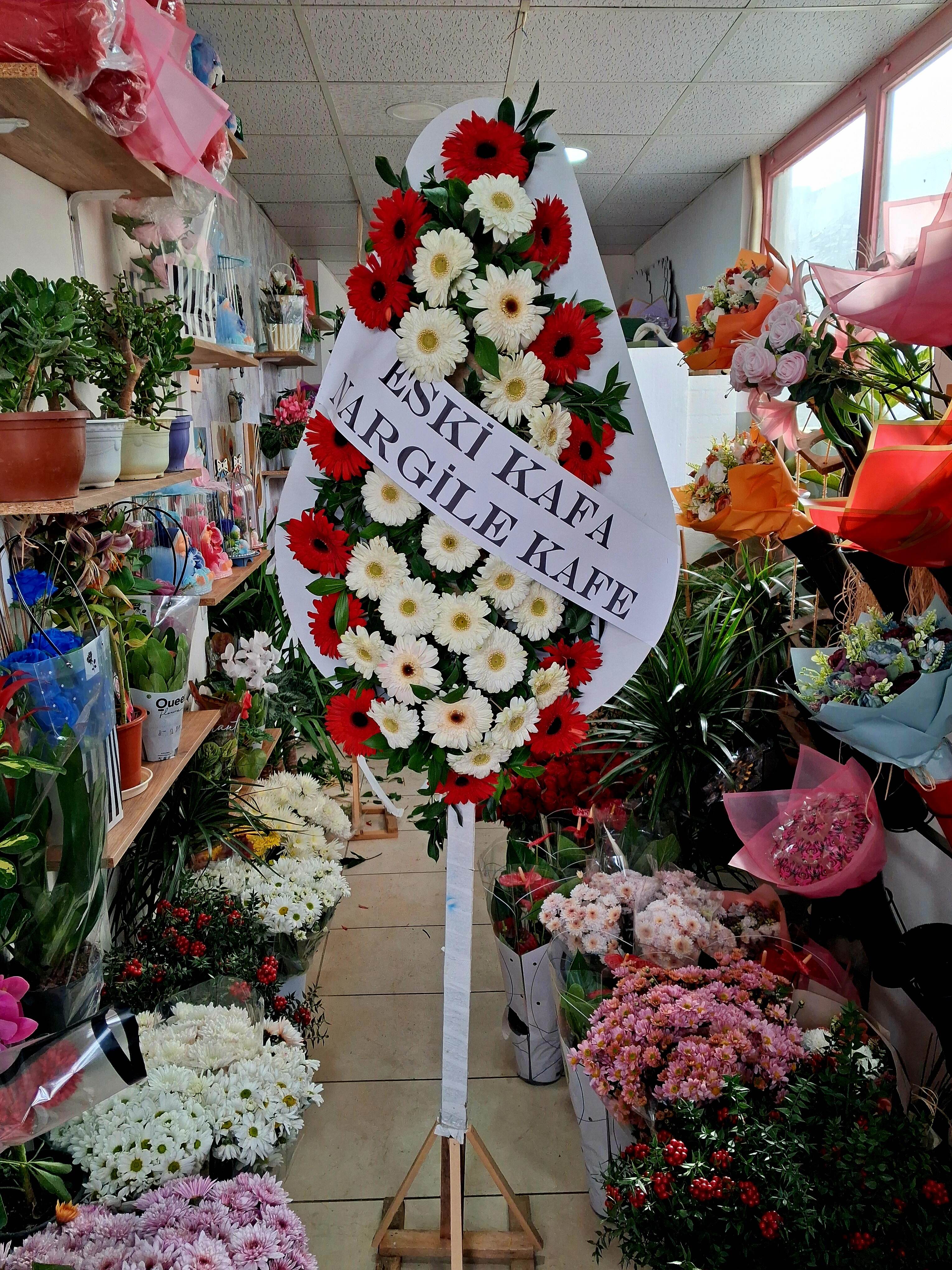 Tek katlı sepet çelenk