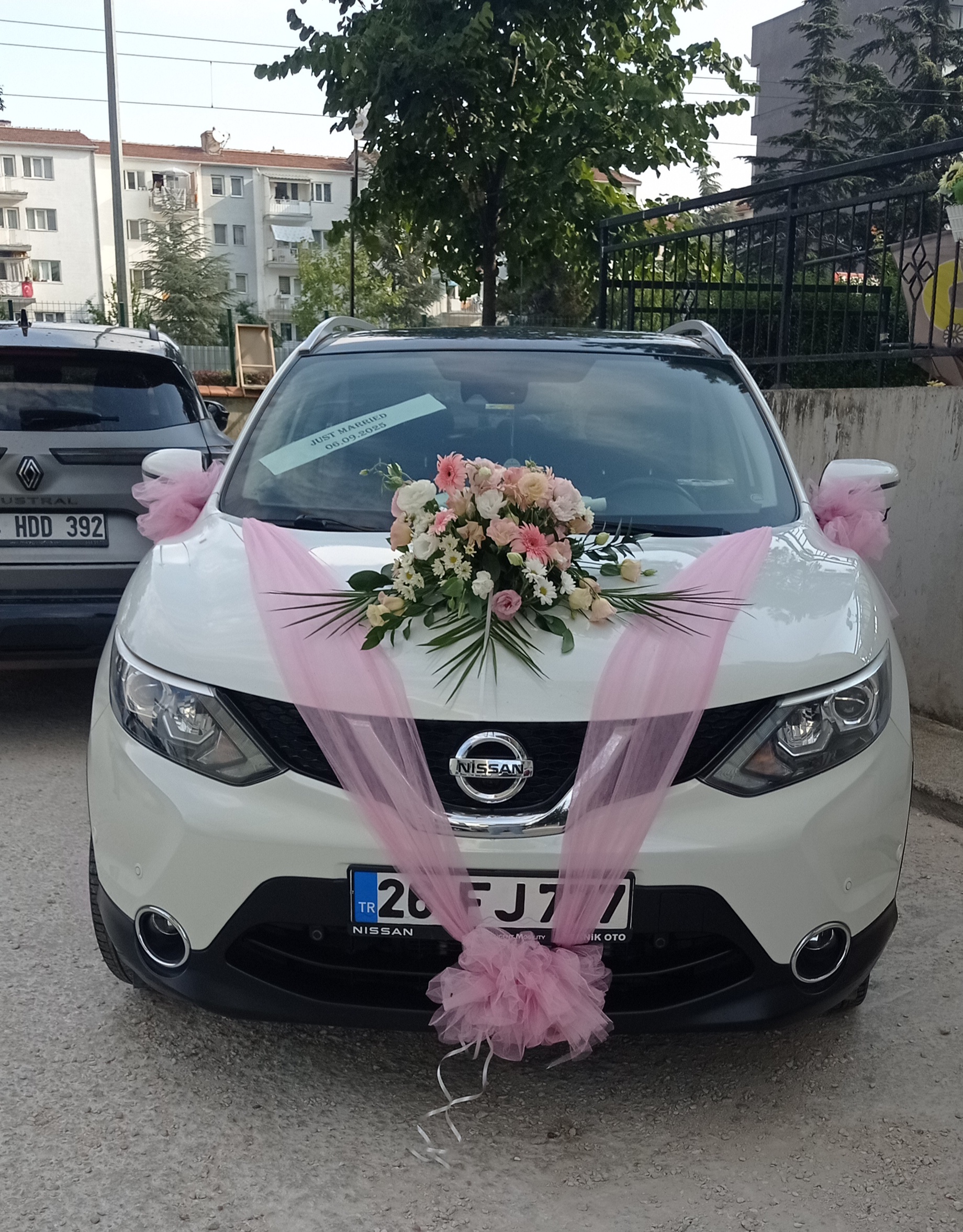 Gelin Arabası süsleme 