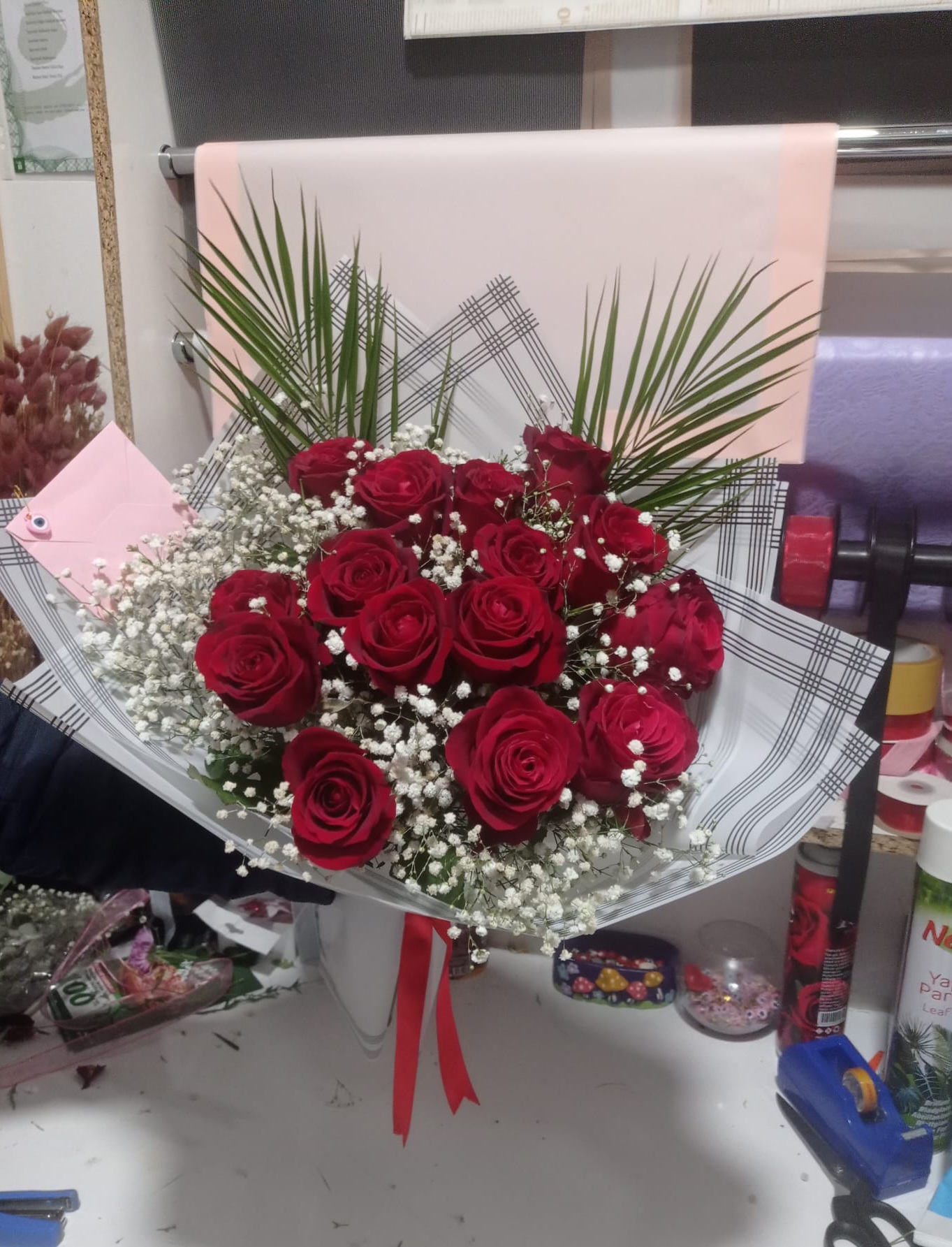 15 li Gül Buketi  - Görsel 2